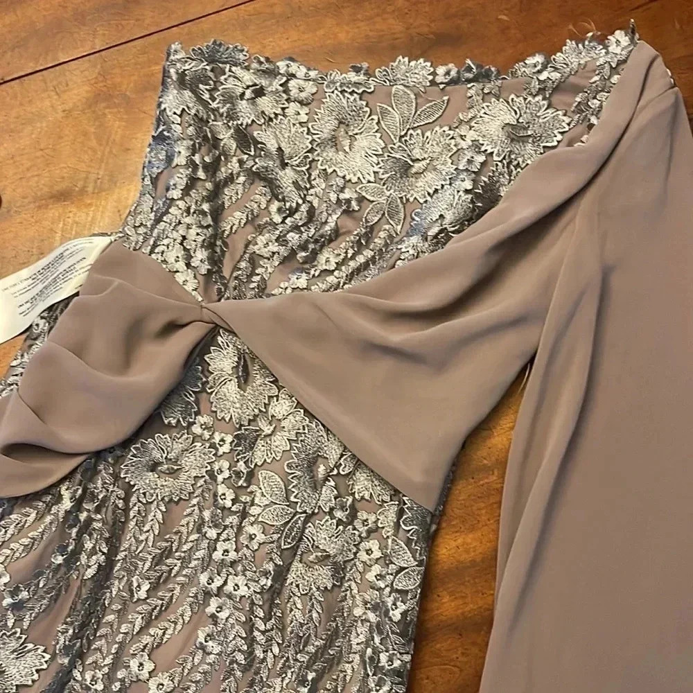 Nwot!! Js Collections Embroidered One Shoulder Ma… - image 7